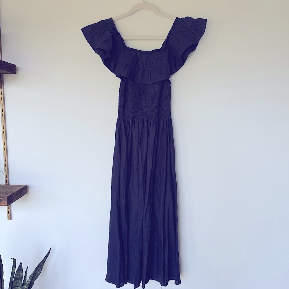 Hill House The Nap Dress | Sz Sm | 100% Linen - Picture 3 of 5
